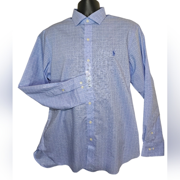 Polo Ralph Lauren Other - Polo Ralph Lauren Men's Long Sleeve Blue Shirt 16 1/2 34-35 Large